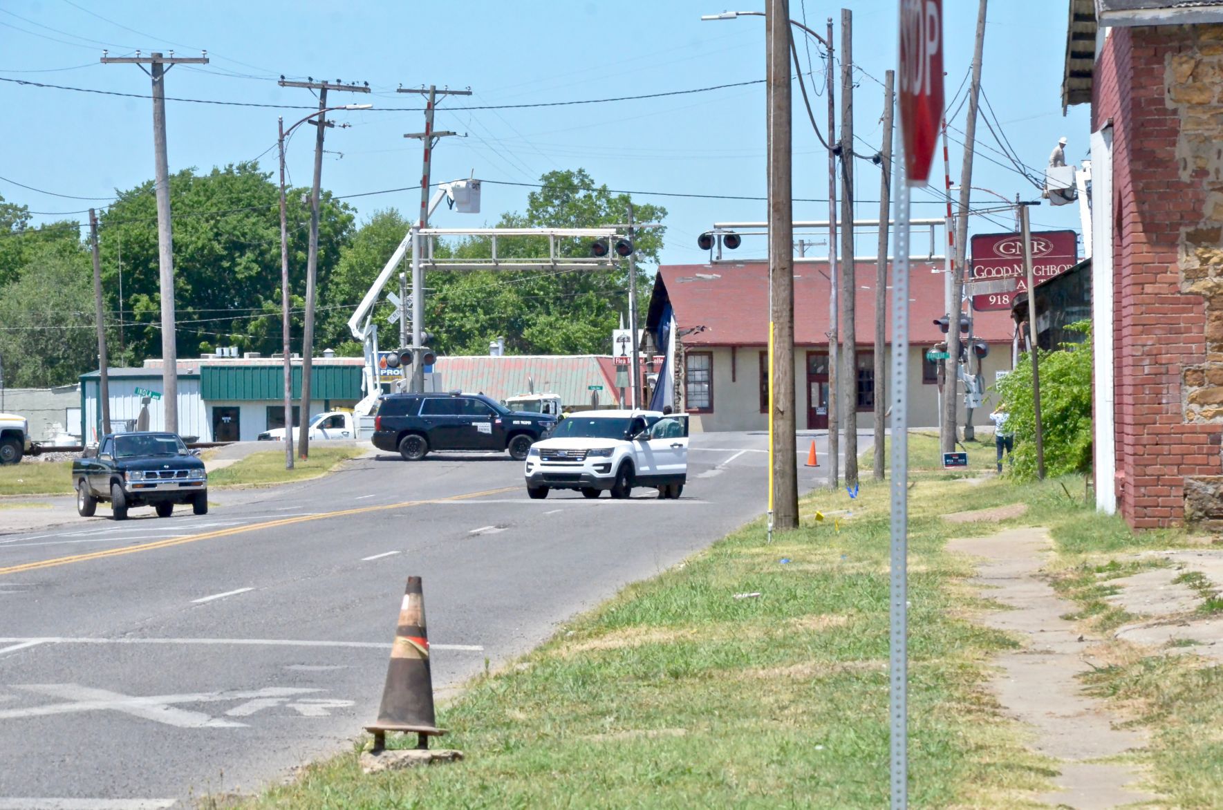 Train depot moved to new home